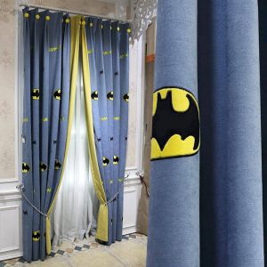 Erkek Çocuk Odası Perde Batman
