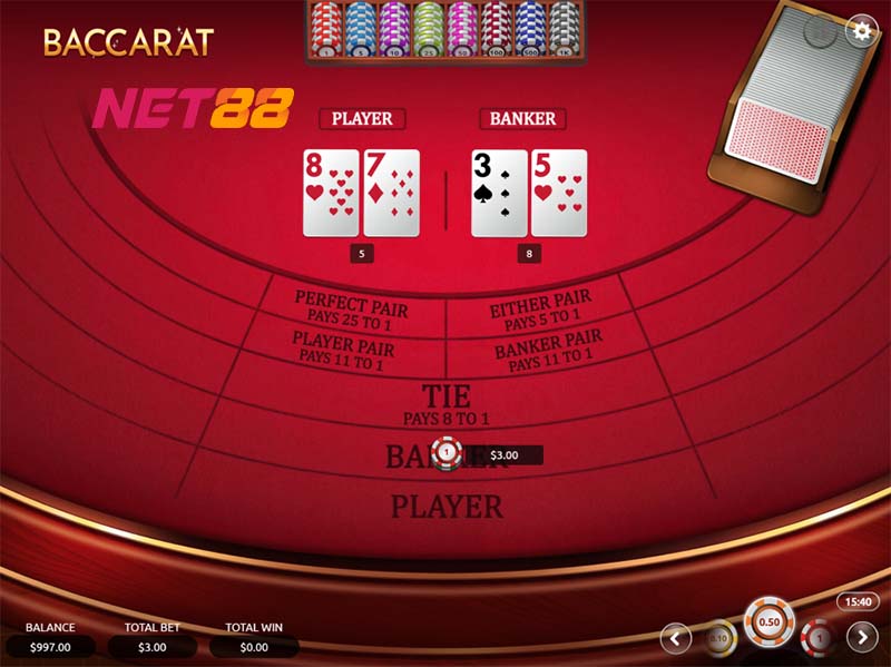 Các cửa chính trong Baccarat